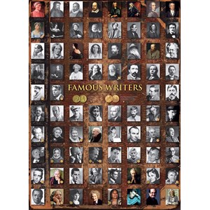 Eurographics (6000-0249) - "Famous Writers" - 1000 piezas