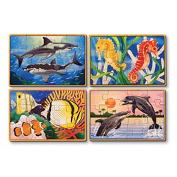 Melissa and Doug (3795) - "Sea Life" - 12 piezas