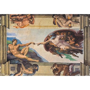 Clementoni (31402) - Michelangelo: "The Creation of Man" - 1000 piezas