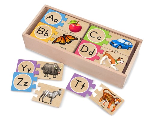 Melissa and Doug (2541) - "Self-Correcting Alphabet Letter Puzzles"