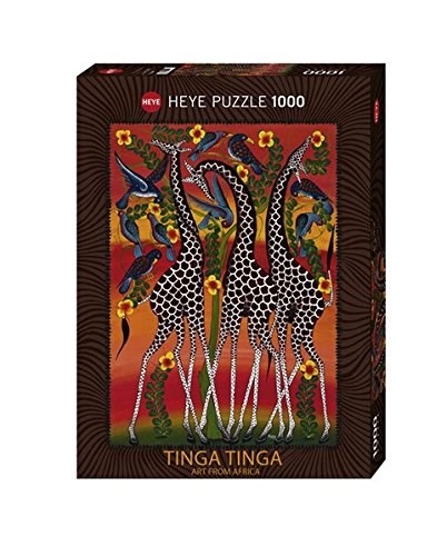 Heye (29426) - Edward Tingatinga: "Giraffes" - 1000 piezas