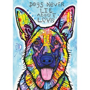 Heye (29732) - "Dogs Never Lie" - 1000 piezas