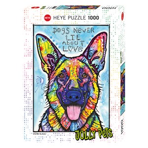 Heye (29732) - "Dogs Never Lie" - 1000 piezas