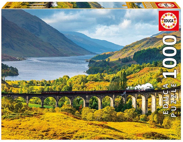 Educa (16749) - "Glenfinnan Viaduct, Scotland" - 1000 piezas