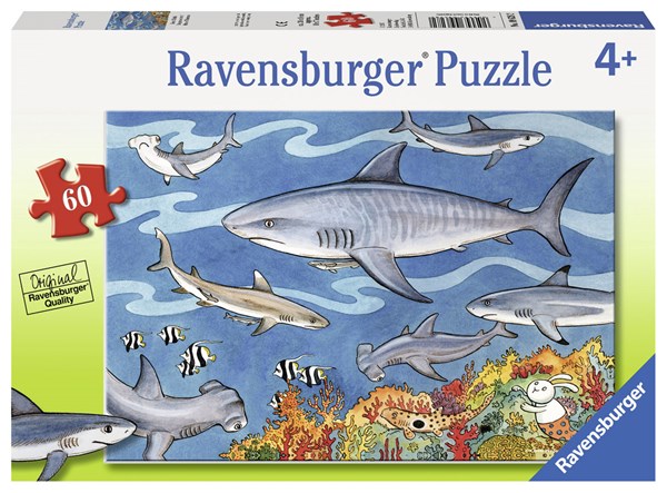 Ravensburger (09628) - "Sea of Sharks" - 60 piezas