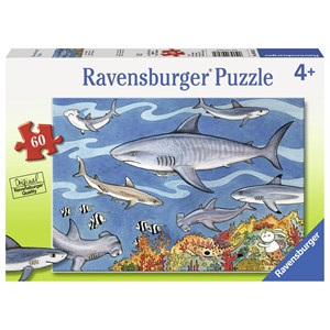 Ravensburger (09628) - "Sea of Sharks" - 60 piezas