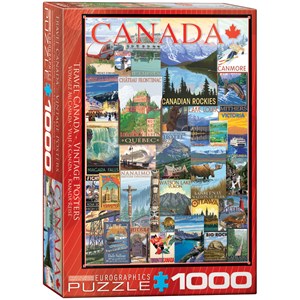Eurographics (6000-0778) - "Travel Canada" - 1000 piezas