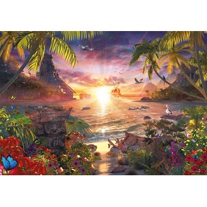 Ravensburger (17824) - David Penfound: "Paradise Sunset" - 18000 piezas