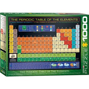 Eurographics (6000-1001) - "The Periodic Table of the Elements" - 1000 piezas