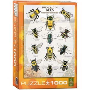 Eurographics (6000-0230) - "The World of Bees" - 1000 piezas