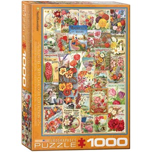 Eurographics (6000-0806) - "Flowers Seed Catalogue Collection" - 1000 piezas