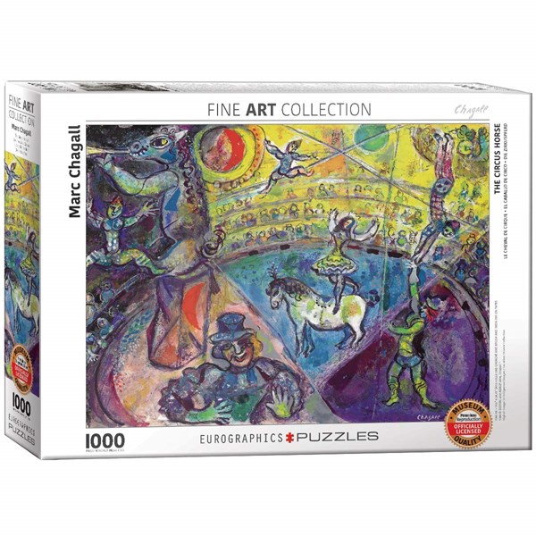 Eurographics (6000-0851) - Marc Chagall: "The Circus Horse" - 1000 piezas
