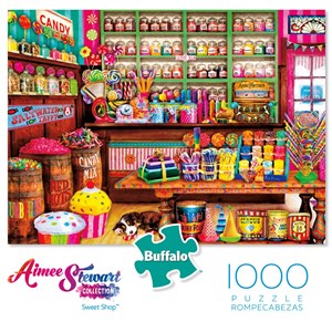 Buffalo Games (11745) - Aimee Stewart: "Sweet Shop" - 1000 piezas
