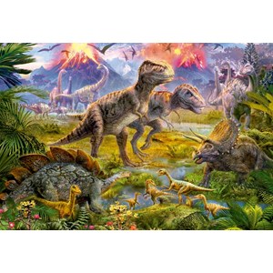 Educa (15969) - "Dinosaur Gathering" - 500 piezas
