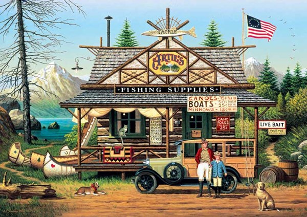 Buffalo Games (2619) - Charles Wysocki: "Proud Lil' Angler" - 300 piezas