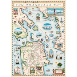MasterPieces (71705) - "San Francisco Bay" - 1000 piezas