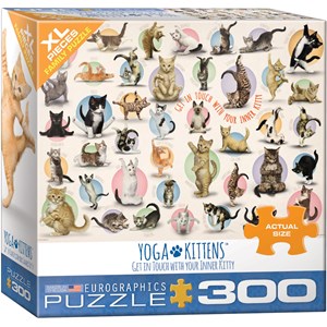 Eurographics (8300-0991) - "Yoga Kittens" - 300 piezas