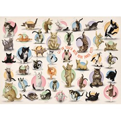 Eurographics (8300-0991) - "Yoga Kittens" - 300 piezas