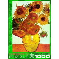 Eurographics (6000-3688) - Vincent van Gogh: "Twelve Sunflowers" - 1000 piezas