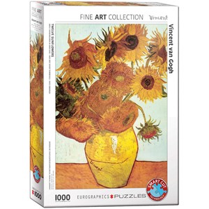 Eurographics (6000-3688) - Vincent van Gogh: "Twelve Sunflowers" - 1000 piezas