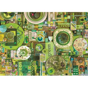 Cobble Hill (51864) - Shelley Davies: "Green" - 1000 piezas