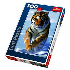 Trefl (37009) - "Snow Tiger" - 500 piezas