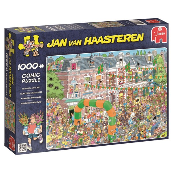 Jumbo (19034) - Jan van Haasteren: "Nijmegen Marches" - 1000 piezas
