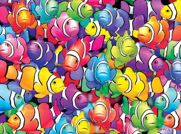 Buffalo Games (11701) - Royce B. McClure: "Clown School" - 1000 piezas