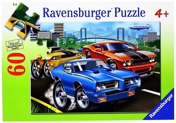 Ravensburger (09591) - "Muscle Cars" - 60 piezas