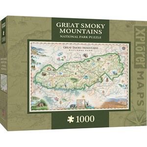MasterPieces (71703) - "Great Smoky Mountains National Park" - 1000 piezas