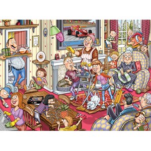 Jumbo (17406) - Graham Thompson: "Wasgij Mystery #10: Spring Has Sprung" - 1000 piezas