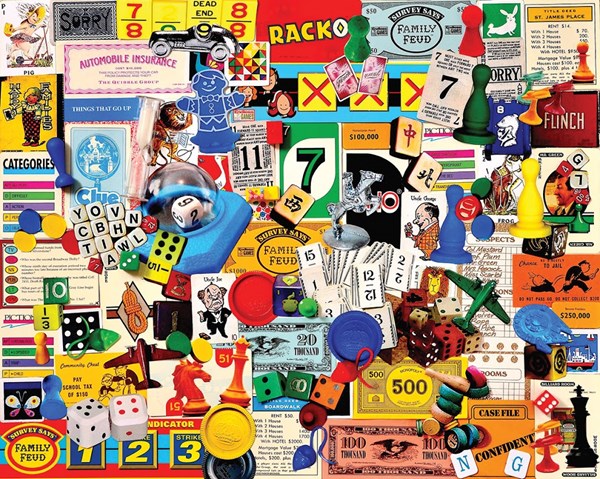 White Mountain (1174PZ) - Charlie Girard: "Game Pieces" - 1000 piezas