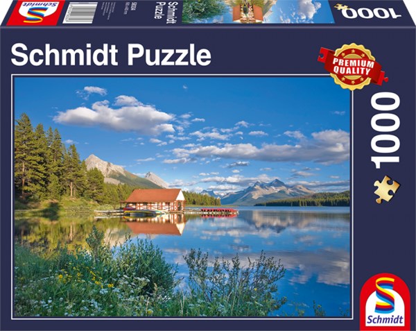 Schmidt Spiele (58334) - "A Weekend At the Lake" - 1000 piezas