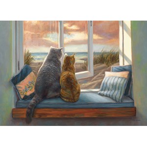 Ravensburger (14903) - Lucie Bilodeau: "Window Buddies" - 500 piezas