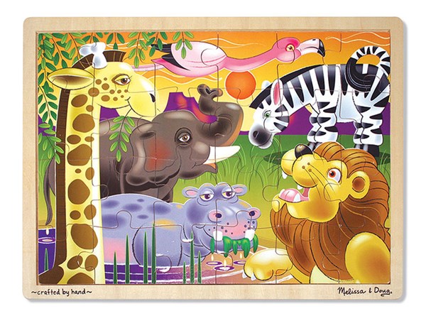 Melissa and Doug (2937) - "African Plains" - 24 piezas