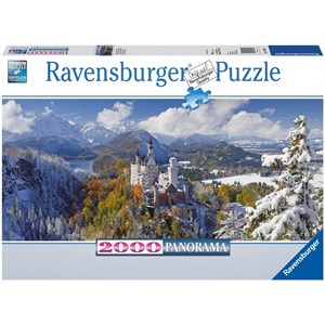 Ravensburger (16691) - "Neuschwanstein Castle" - 2000 piezas