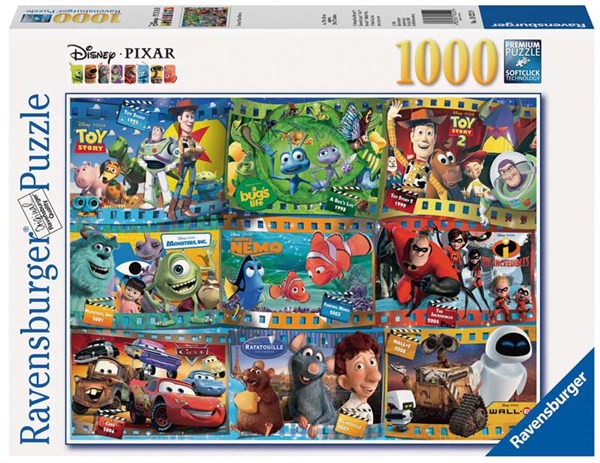 Ravensburger (19222) - "Disney Pixar Movies" - 1000 piezas