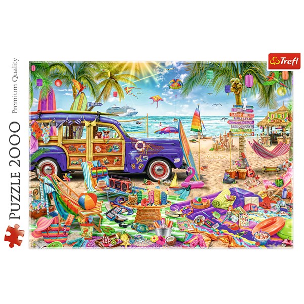 Trefl (27109) - "Tropical Holidays" - 2000 piezas