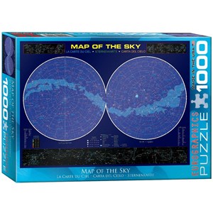 Eurographics (6000-1010) - "Map of the Sky" - 1000 piezas
