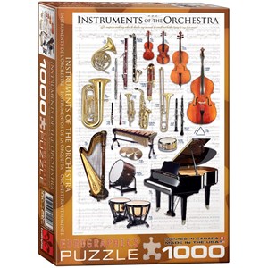 Eurographics (6000-1410) - "Instruments of the Orchestra" - 1000 piezas