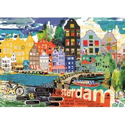 Heye (29683) - Kitty McCall: "I Love Amsterdam!" - 1000 piezas