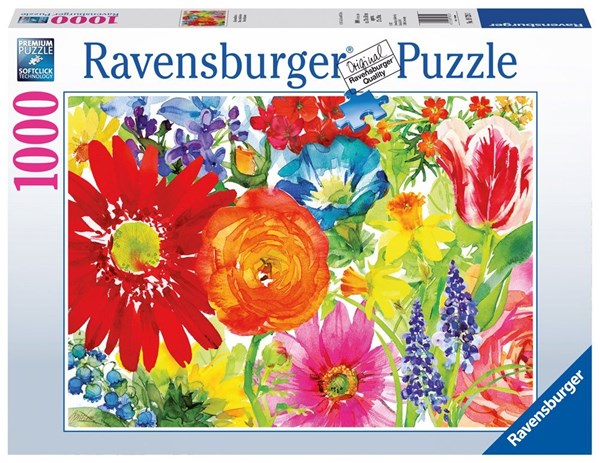 Ravensburger (19729) - "Abundant Blooms" - 1000 piezas