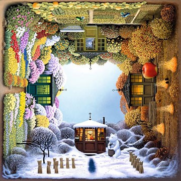 Anatolian (PER1012) - Jacek Yerka: "Four Seasons Garden" - 1000 piezas