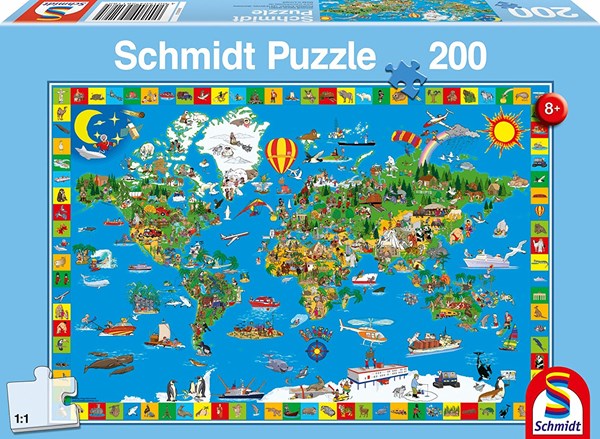 Schmidt Spiele (56118) - "Your Amazing World" - 200 piezas