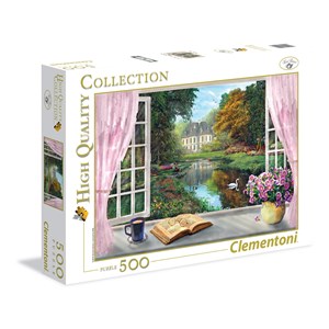 Clementoni (35011) - Dominic Davison: "View on the Garden" - 500 piezas