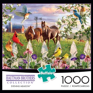 Buffalo Games (11166) - Hautman Brothers: "Evening Meadow" - 1000 piezas