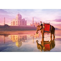 Educa (16756) - "Elephant At Taj Mahal" - 1000 piezas
