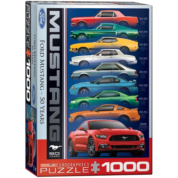 Eurographics (6000-0699) - "Ford Mustang 9 Model" - 1000 piezas