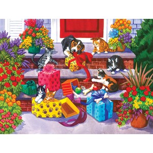 SunsOut (62906) - Nancy Wernersbach: "Time for Toys and Treats" - 1000 piezas