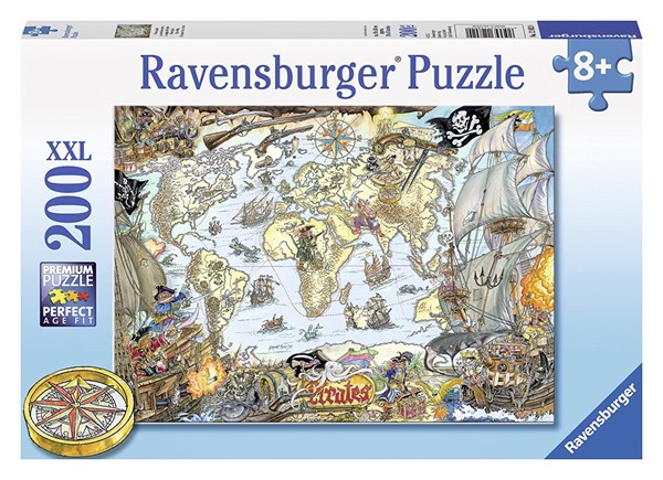 Ravensburger (12802) - "Pirate Map" - 200 piezas